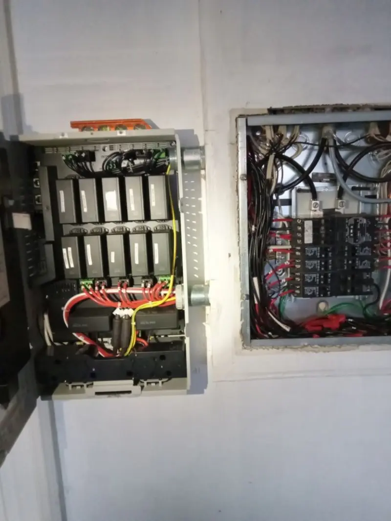 Electrical panel upgrade completed for Security Camera Wiring in Iowa Falls